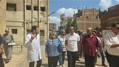 نائب محافظ الغربية يتفقد مستشفى بسيون المركزي 
