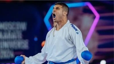 يوسف بدوي يتوج ببرونزية الكاراتيه في دورة ألعاب البحر المتوسط