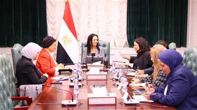 وزيرة التضامن تبحث مع 