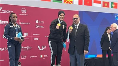 سارة سمير تحصد ذهبيتين في منافسات رفع الأثقال بألعاب البحر المتوسط