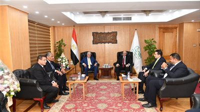 محافظ الفيوم يستقبل مستشار رئيس الجمهورية للتنمية المحلية