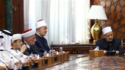 مفتي الجمهورية يزور شيخ الأزهر على رأس وفد من الوزراء والمفتين والعلماء