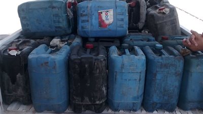 ضبط 345 لتر مواد بترولية قبل بيعها بالفيوم