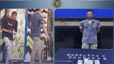 ضبط ديلر يروج مخدرات في دار السلام