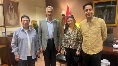 غادة رجب في ضيافة رئيس الأوبرا.. مشروعات فنية وحفلات مرتقبة
