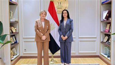 مايا مرسي تستقبل وزيرة العمل والسياسات الاجتماعية بالجمهورية الإيطالية