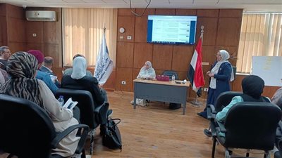 ورشة عمل متخصصة بجامعة دمنهور  تناقش  آليات إستيفاء معايير الاعتماد المؤسسي