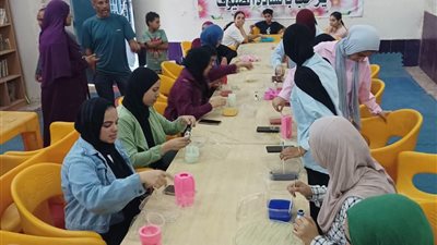 دورة تدريبية في المشغولات اليدوية بمركز التنمية الشبابية بديرمواس