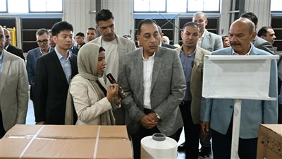 مدبولى يفتتح مصنع 
