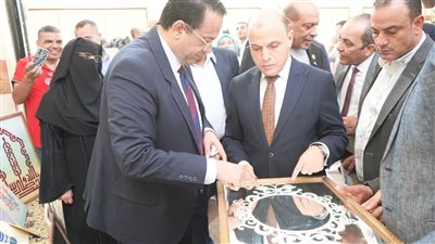 محافظ الغربية يفتتح مدرسة المحلة الكبرى الصناعية