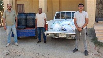 ضبط 250 كيلو زبدة مجهولة المصدر بالفيوم 