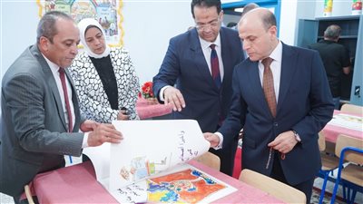 محافظ الغربية يفتتح  مدرسة الشهيد عامر أبو بكر بالمحلة