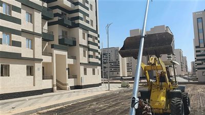 جهاز العبور الجديدة يواصل أعمال الإنارة والزراعة ورفع كفاءة الطرق بالمدينة