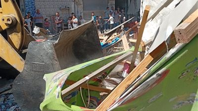إزالة 386 إشغالًا و13 كشكًا خشبيًا في حملة مكبرة بشرق الإسكندرية
