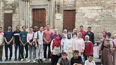 زيارة وفد أعضاء برلمان الطلائع والشباب بالفيوم لمعالم القاهرة التاريخية