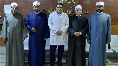 قافلة البحوث الإسلامية تزور  أورام طنطا لتقديم الدعم للمرضى وذويهم