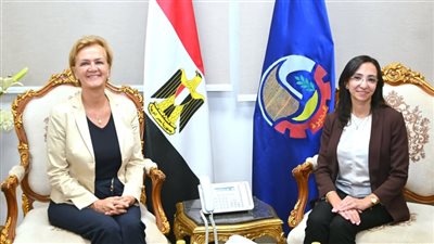 محافظ البحيرة تستقبل سفيرة الاتحاد الأوروبي لدى مصر