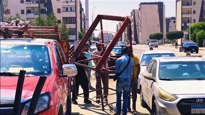 جهاز القاهرة الجديدة يواصل حملاته لرفع الإشغالات بالمجاورة الثالثة ومركز التجمع الأول