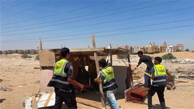 جهاز مدينة 6 أكتوبر يواصل حملاته بالقطاع الغربي للقضاء على بؤر الفرز