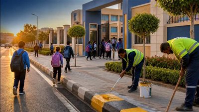رئيس جهاز القاهرة الجديدة يوجه برفع كفاءة محيط المدارس الحكومية بالتجمعات