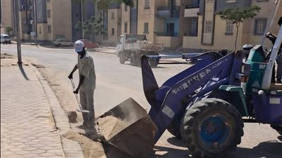 جهاز حدائق أكتوبر يشن حملات مكثفة لرفع كفاءة وتجميل عدة مناطق