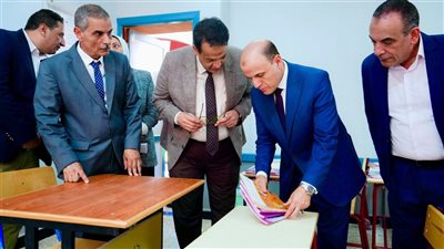 محافظ الغربية يفتتح مدرسة 