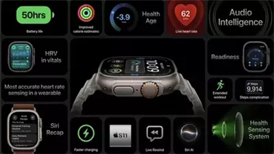 آبل تكشف عن Apple Watch Ultra 4 ببطارية تصل إلى 84 ساعة