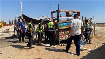 حملات مكثفة لرفع الإشغالات والتصدي لبؤر الفرز بالقطاع الغربي بمدينة 6 أكتوبر