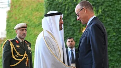 رئيس الإمارات والمستشار الألماني يبحثان التعاون والعمل المشترك