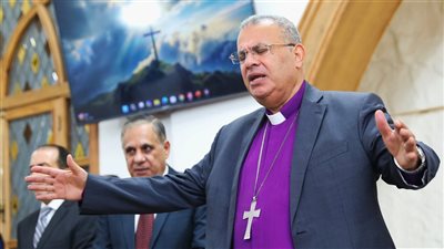 رئيس الطائفة الإنجيلية يشهد احتفال اليوبيل المئوي كنيسة الملك الصالح