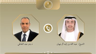 وزير الخارجية يبحث هاتفيًا مع نظيره الإماراتي تطورات الأوضاع الإقليمية