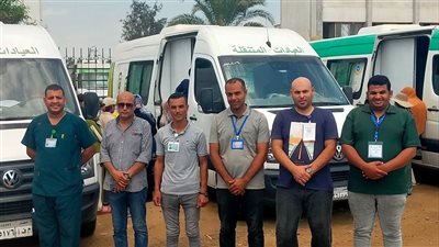 فحص 1410 مريض وإحالة 11 حالة للجراحة بقافلة صان الحجر 