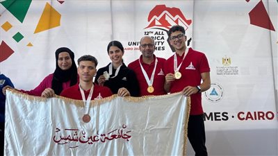 أبطال عين شمس يفرضون حضورهم في منافسات السلاح بدورة الألعاب الإفريقية 