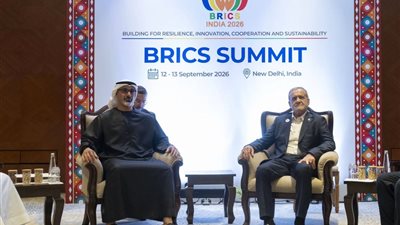 بزشكيان يلتقي ولي عهد أبو ظبي على هامش قمة بريكس بنيودلهي