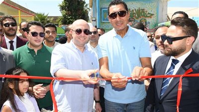 جوهر نييل ومحافظ الفيوم يفتتحان حمام السباحة بنادي المحافظة