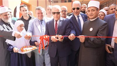 محافظ الغربية يفتتح معهد فتيات بنا أبوصير الإعدادي بتكلفة 9.5 مليون جنيه