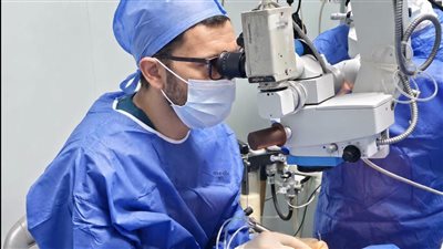 عودة الرؤية لمريضة من الوافدين بعد نجاح جراحة مياه بيضاء بمستشفى رمد قلاوون