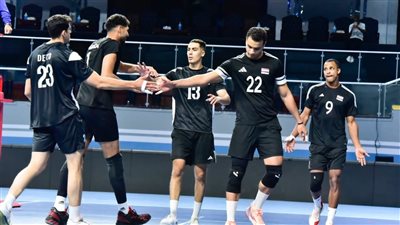 مصر على رأس المجموعة الثانية ببطولة كأس الأمم الأفريقية لرجال الطائرة