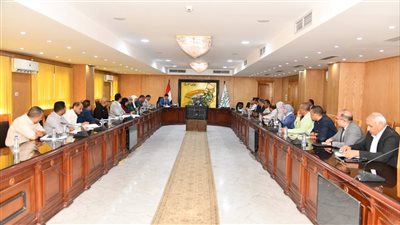 محافظ الفيوم يترأس اجتماع اللجنة الدائمة للبت في طلبات المشروعات الاستثمارية بالساحل الجنوبي لبحيرة قارون
