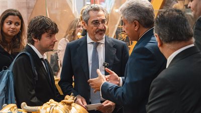وزير السياحة الفرنسي يزور الجناح المصري بمعرض IFTM Top Resa بباريس