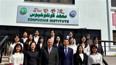 معهد كونفوشيوس بجامعة قناة السويس يستقبل مدرسيه الصينيين الجدد
