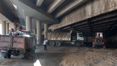 رفع 1400 طن رتش من نفق المنشية بالهرم وفتح الطريق أمام السيارات