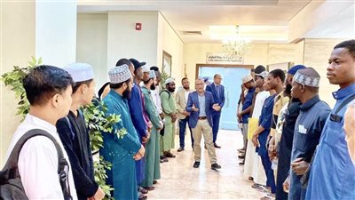 مرصد الأزهر يستقبل وفد الطلاب الوافدين ضمن مبادرة 