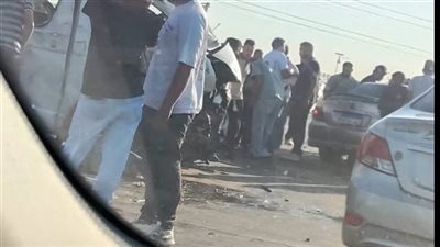 مصرع شخصين وإصابة اثنين في انقلاب ميكروباص أعلى الطريق السياحي بالهرم