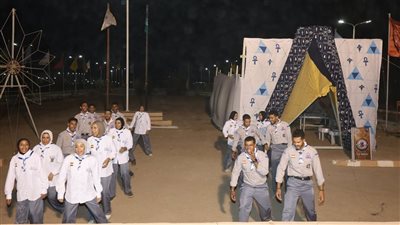 جوالة جامعة قنا تشارك بأسبوع شباب الجامعات 