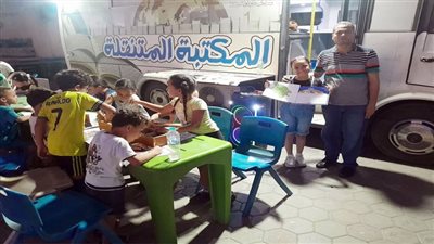 المكتبة المتنقلة لدار الكتب تطلق أولى فعالياتها الثقافية بنادي الترسانة الرياضي