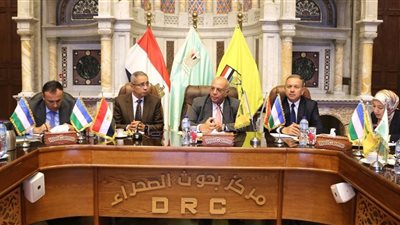 بحوث الصحراء يستعرض خبراته أمام الوفد الأوزبكي لبحث التعاون بالاستصلاح والإنتاج الحيواني