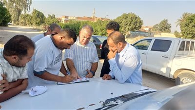 جولة ميدانية لرئيس مياه الفيوم بمركزي الفيوم وطامية لمتابعة ضغوط مياه الشرب