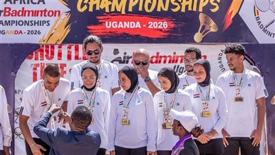 8 ميداليات حصيلة منتخب الريشة الطائرة الهوائية ببطولة أفريقيا في أوغندا