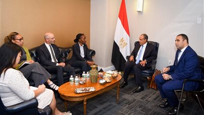 وزير الخارجية يلتقي رئيسة مجموعة الأزمات الدولية